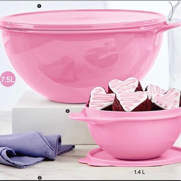 Tupperware Thatsa Bowl Set of 2 - Picture 2 of 12